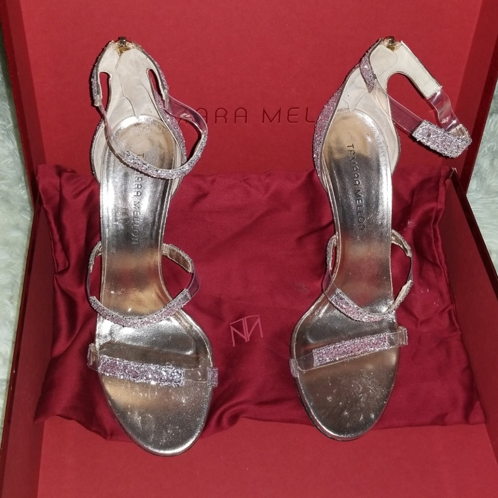 ❤️ AUTHENTIC TAMARA MELLON❤️ front line glitter - Picture 5 of 8
